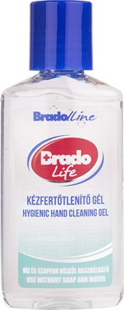 BRADO Kézfertőtlenítő gél, kupakos, 50 ml, BRADOLIFE