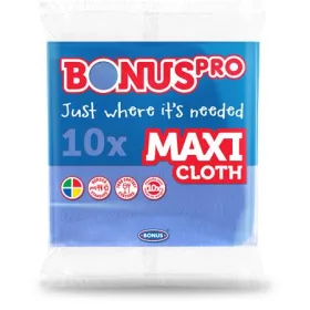   BONUS Törlőkendő, univerzális, 10 db, BONUS "MAXI", kék