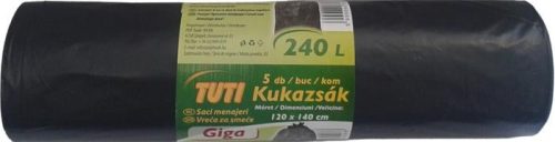 TUTI Nagykukazsák, 240 l, 5 db, TUTI "Giga"