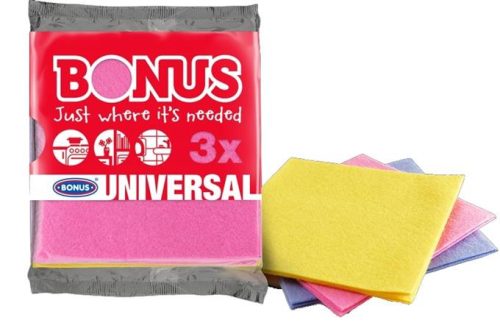 BONUS Törlőkendő, univerzális, 3 db BONUS "Universal"