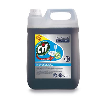 CIF Gépi öblítőszer, kemény vízhez, 5 l, CIF "Pro Formula"