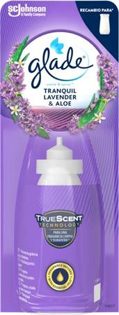 GLADE Illatosító készülék utántöltő, 18 ml, GLADE by brise "Sense&Spray, levendula