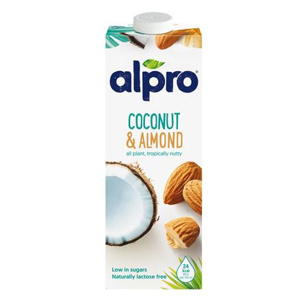 ALPRO Növényi ital, dobozos, 1 l, ALPRO, kókusz-mandula