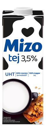 MIZO Tartós tej, visszazárható dobozban, 3,5%, 1 l, MIZO