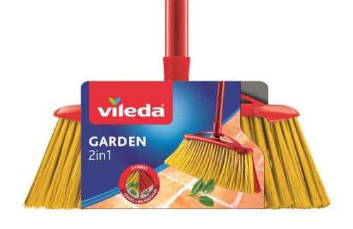 VILEDA Partvis, kültéri, nyéllel, VILEDA "2in1 Garden"