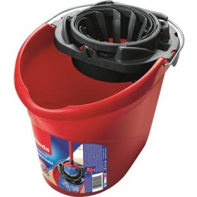   VILEDA Felmosóvödör, csavarókosárral, VILEDA "Supermop", piros