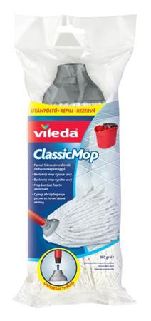 VILEDA Gyorsfelmosó, nyél nélkül, pamut, VILEDA "Classic Mop", fehér