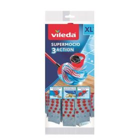   VILEDA Felmosófej, mikroszálas, VILEDA "Supermocio 3Action", kék