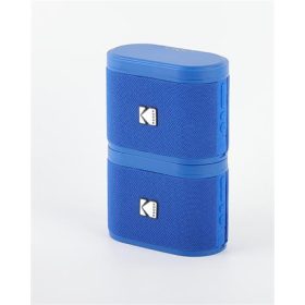   KODAK Hangszóró, hordozható, 5W, 2 db, KODAK "Soundbrix", kék