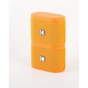   KODAK Hangszóró, hordozható, 5W, 2 db, KODAK "Soundbrix", narancssárga
