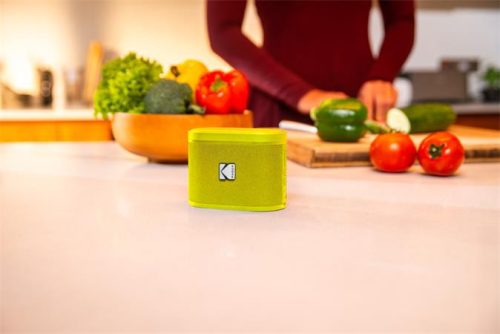 KODAK Hangszóró, hordozható, 5W, bővíthető, KODAK "Soundbrix", sárga