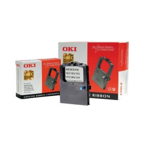   OKI 09002303 Festékszalag ML 182, 183, 192 nyomtatókhoz, OKI, fekete