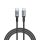 VERBATIM USB kábel, USB-C - USB-C, 1,2 m, 60W, VERBATIM, fekete