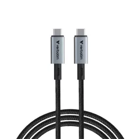   VERBATIM USB kábel, USB-C - USB-C, 1,2 m, 240W, VERBATIM, fekete