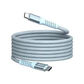  VERBATIM USB kábel, USB-C - USB-C, 1,2 m, 100W, mágneses, VERBATIM, kék