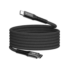   VERBATIM USB kábel, USB-C - USB-C, 1,2 m, 60W, mágneses, VERBATIM, fekete