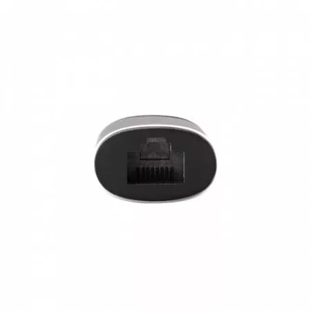 VERBATIM Adapter, USB-C/Gigabit Ethernet, VERBATIM, alumínium-fekete