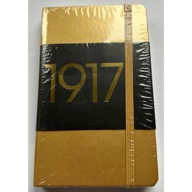   Notesz A/6 arany medium pontozott LEUCHTTURM1917 keményfedeles, gumipántos, oldaljelölő szalaggal, 90x150 mm UTOLSÓ DARAB