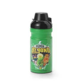   LEGO Kulacs, 390 ml, LEGO "Ninjago", zöld-fekete-mintás