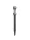 LEGO Zseléstoll, 0,7 mm, fénykard, LEGO "Star Wars", fekete
