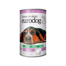 . Kutyaeledel, konzerv, 1240 g "Eurodog", májas