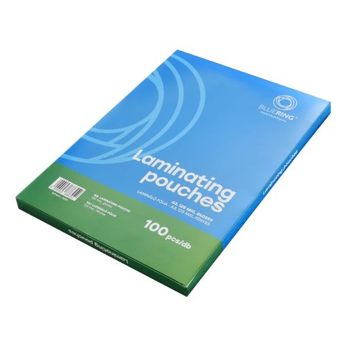 Lamináló fólia A3, 125 micron 100 db/doboz, Bluering®