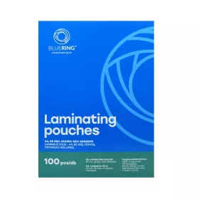   Lamináló fólia A4, 80 micron öntapadó hátlappal 100 db/doboz, Bluering®,