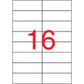   APLI Etikett, univerzális, 105x37 mm, extra erős, APLI "Super Sticky", 1600 etikett/csomag