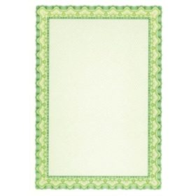 APLI Oklevélpapír, A4, 115 g, APLI, smaragdzöld