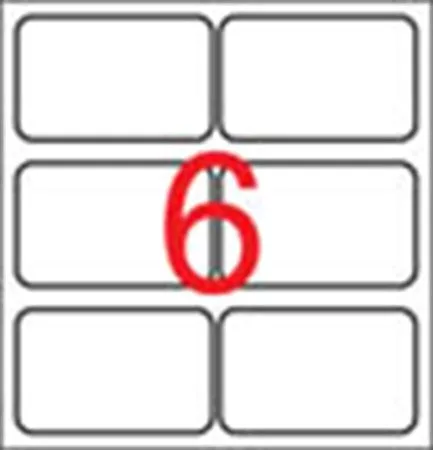 APLI Etikett, 34x53 mm, fagyasztható, kerekített sarkú, A5 hordozón, APLI, 60 etikett/csomag