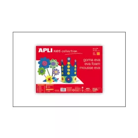  APLI Moosgumi, 400x600 mm, APLI Kids "Eva Sheets", fehér