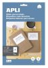APLI Etikett, univerzális, 105x148 mm, APLI, 40 etikett/csomag