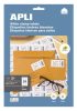 APLI Etikett, univerzális, 70x37 mm, APLI, 240 etikett/csomag