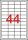 APLI Etikett, univerzális, 48,5x25,4 mm, APLI, 440 etikett/csomag