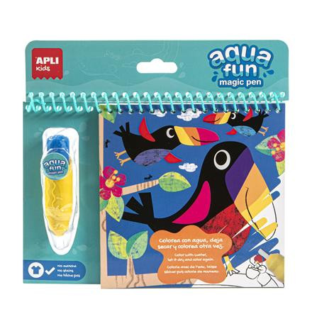 APLI Színezőfüzet, vízbázisú, APLI Kids "Aqua Fun", dzsungel