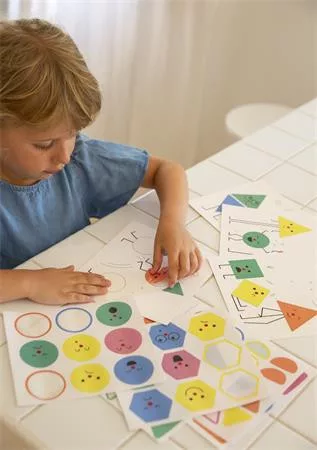 APLI Geometriai matricás készlet, APLI Kids "Geometric", érzelmek