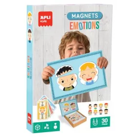   APLI Mágneses készségfejlesztő készlet, 30 db, APLI Kids "Magnets", érzelmek