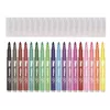 APLI Filctoll készlet, 4,8 mm, kimosható, csillámos, APLI Kids "Glitter", 18 különböző szín