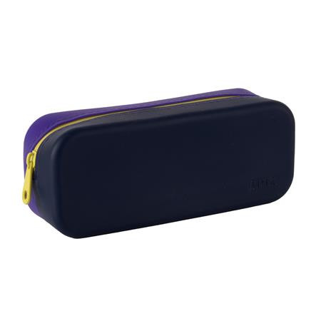 APLI Tolltartó, display, cipzáras, szilikon, kétszínű, APLI "Vibrant", vegyes színek