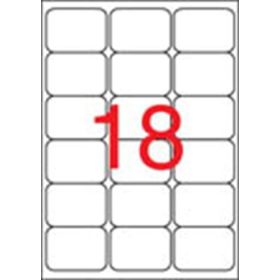   APLI Etikett, univerzális, 63,5x46,6 mm, kerekített sarkú, APLI, 1800 etikett/csomag