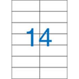   VICTORIA PAPER Etikett, univerzális, 105x42,4 mm, VICTORIA PAPER, 1400 etikett/csomag