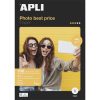 APLI Fotópapír, tintasugaras, A4, 140 g, fényes, APLI "Best Price"