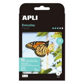   APLI Fotópapír, tintasugaras, 10x15 cm, 180 g, fényes, APLI "Everyday"