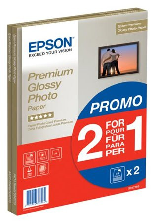 EPSON S042169 Fotópapír, tintasugaras, A4, 255 g, fényes, 2x15 oldal, EPSON