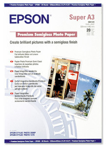 EPSON S041328 Fotópapír, tintasugaras, A3+, 251 g, félfényes, EPSON