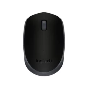   LOGITECH Egér, vezeték nélküli, optikai, közepes méret, USB, LOGITECH "M171", fekete