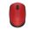 LOGITECH Egér, vezeték nélküli, optikai, közepes méret, USB, LOGITECH "M171", piros