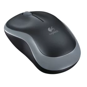   LOGITECH Egér, vezeték nélküli, optikai, közepes méret, USB, LOGITECH "M185", szürke