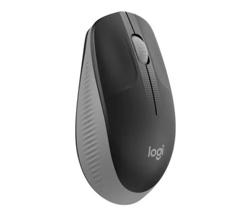 LOGITECH Egér, vezeték nélküli, optikai, USB, LOGITECH, "M190", szürke
