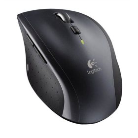   LOGITECH Egér, vezeték nélküli, lézeres, normál méret, USB, LOGITECH "M705 Marathon", fekete